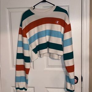 Champion x Urban Outfitters Cropped Sweatshirt